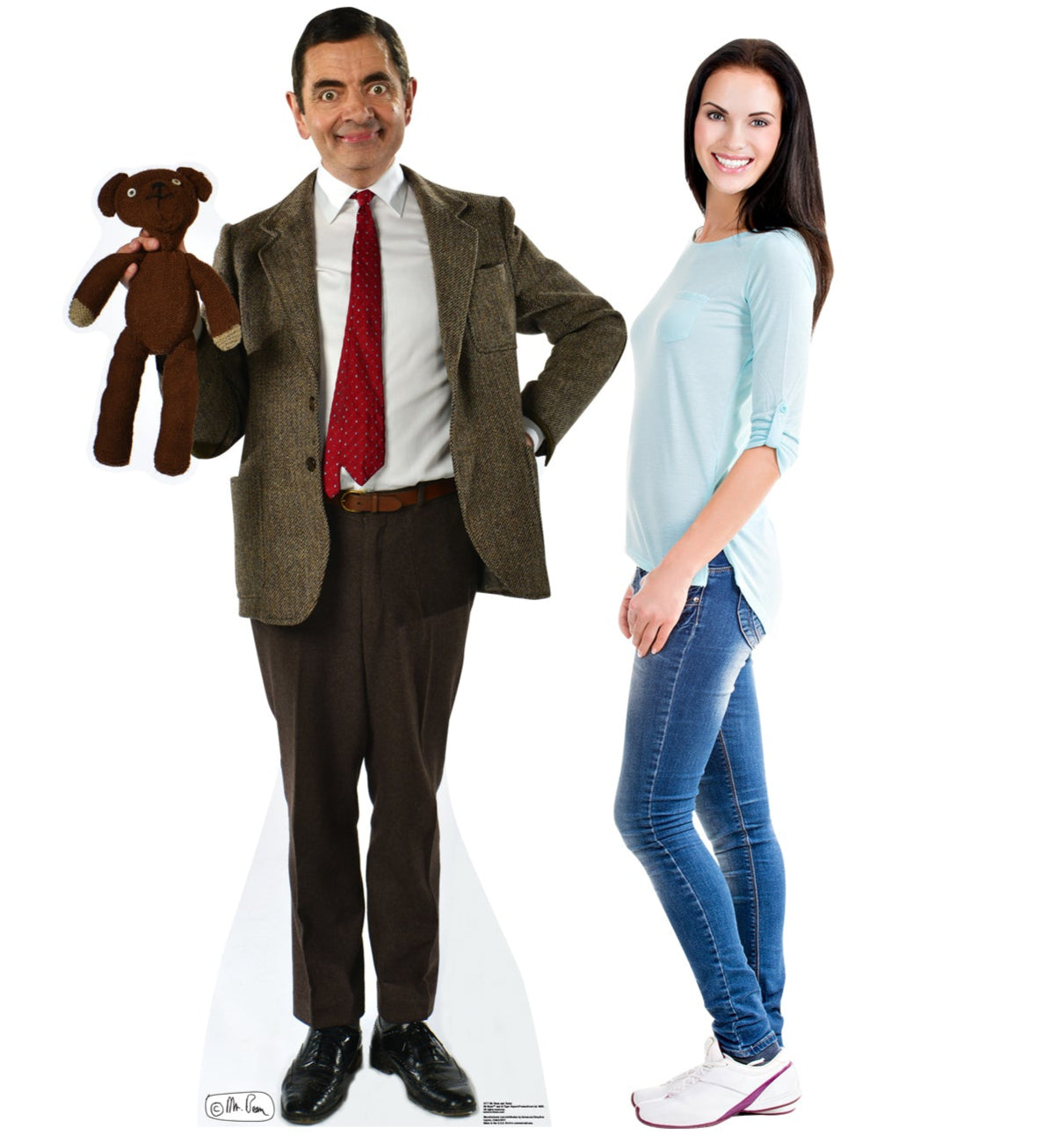 Life-size Mr. Bean and Teddy Cardboard Cutout - All Cutouts