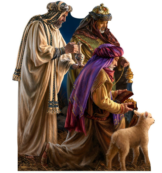 Life-size Three Wise Men by Dona Gelsinger Cardboard Cutout - All Cutouts