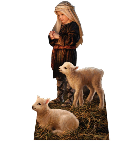 Life-size Shepherd Boy by Dona Gelsinger Cardboard Cutout - All Cutouts