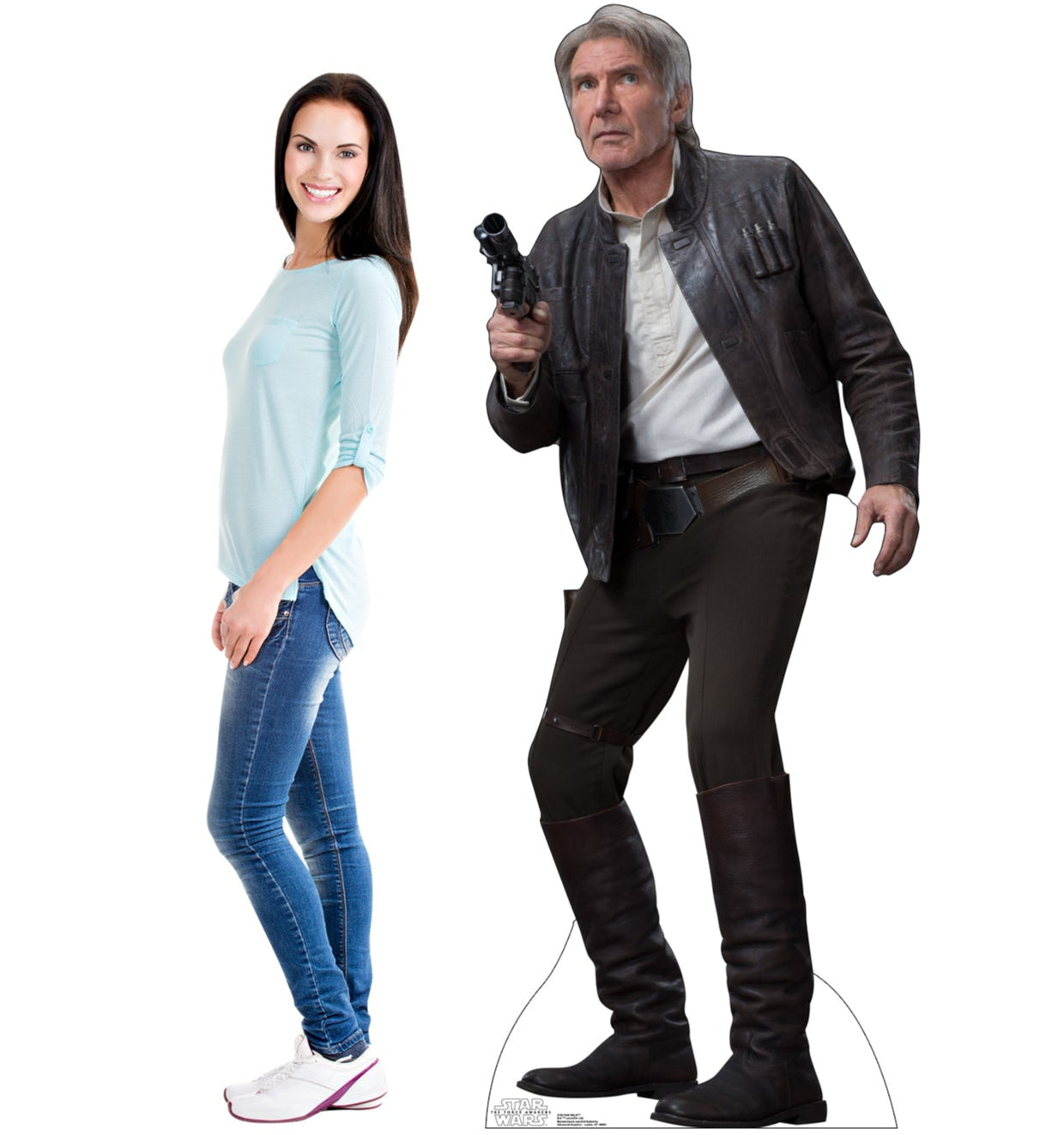 Life-size Han Solo The Force Awakens Cardboard Cutout - All Cutouts