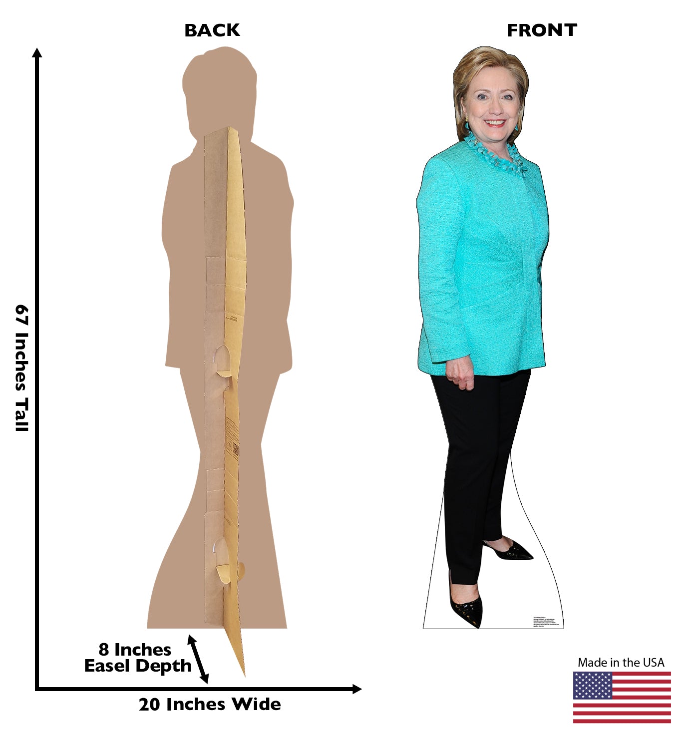 Life-size Hillary Clinton Cardboard Cutout - All Cutouts