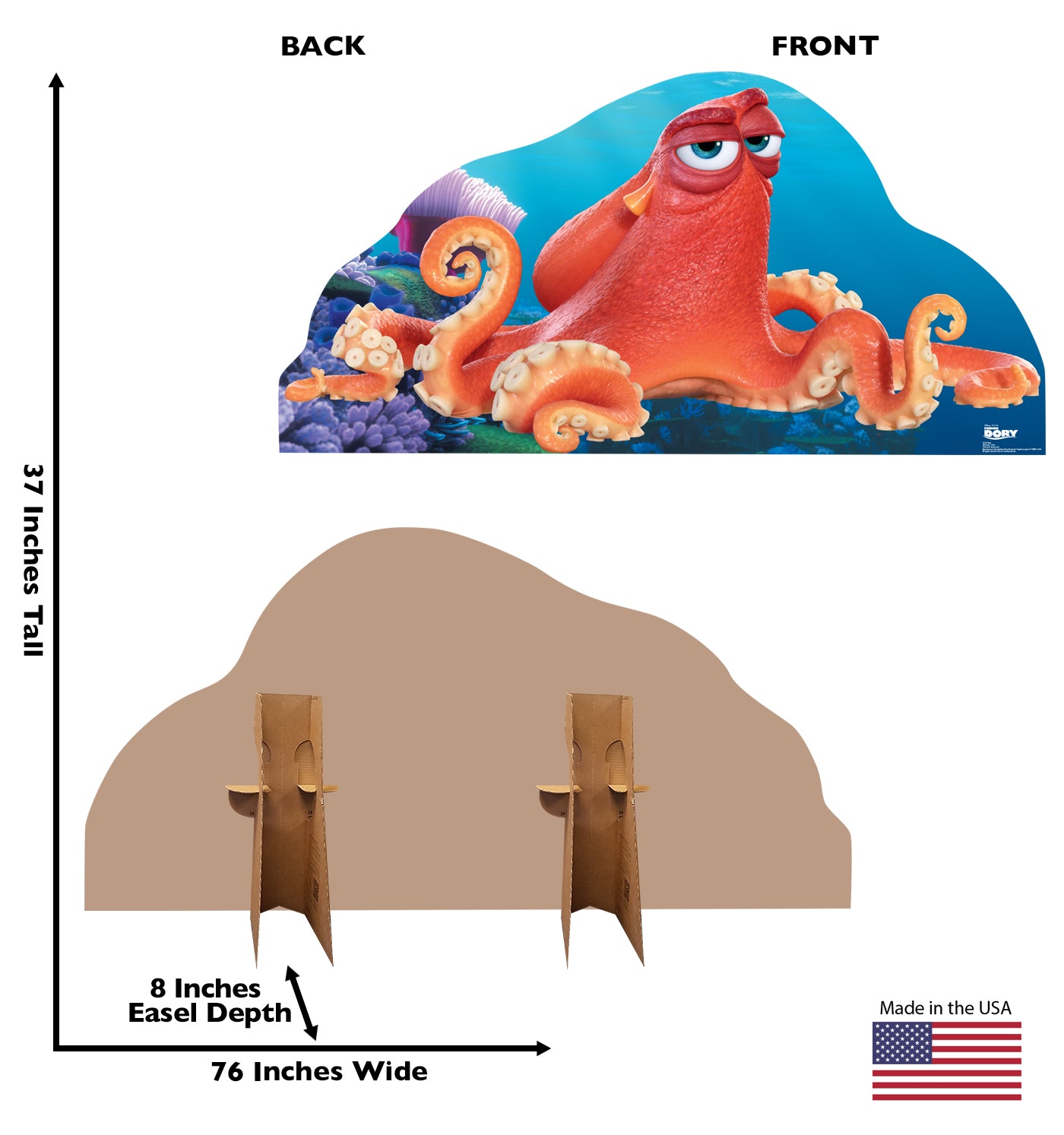 Life-size Hank Finding Dory Cardboard Standup - All Cutouts