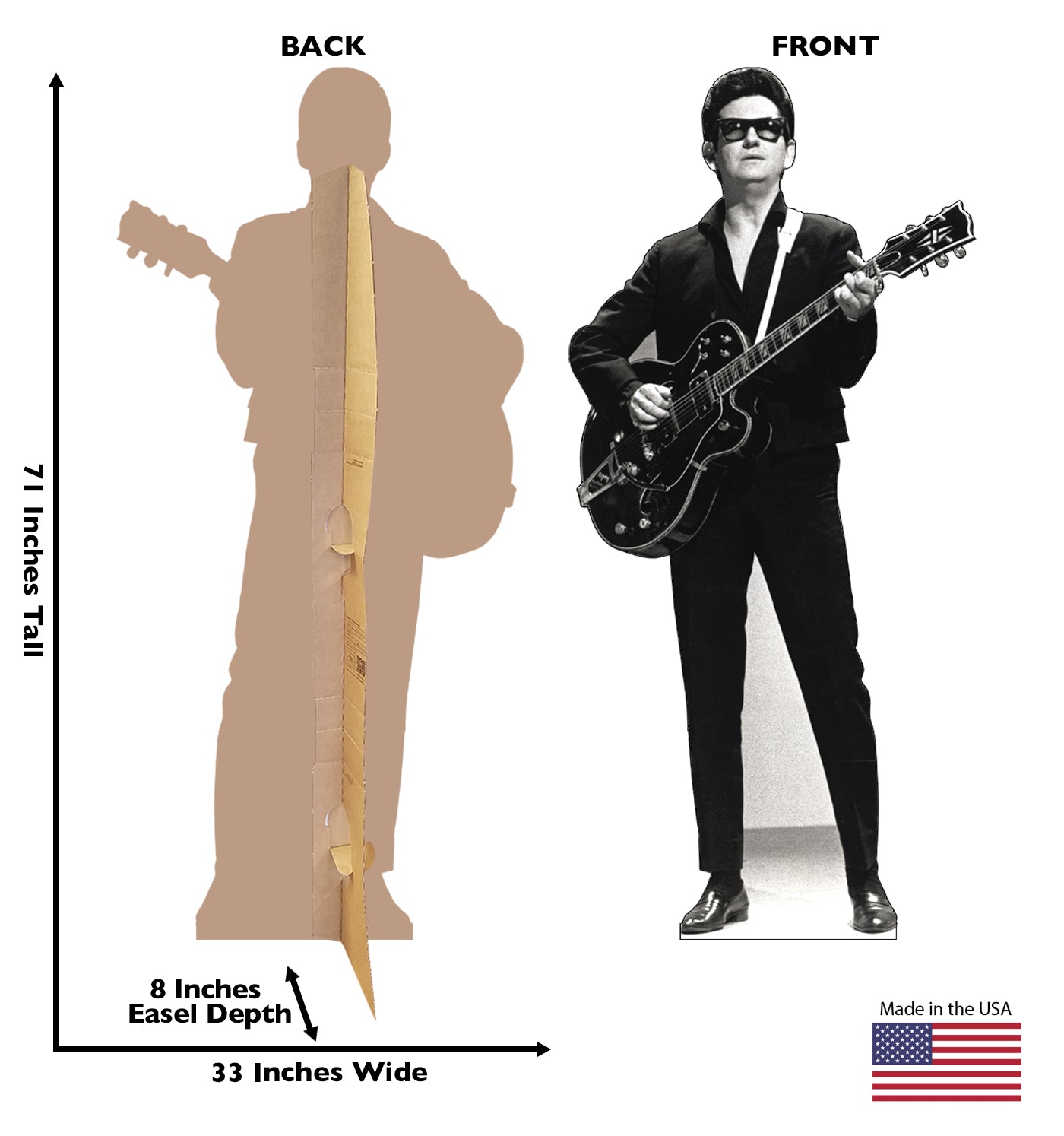 Life-size Roy Orbison Cardboard Cutout - All Cutouts