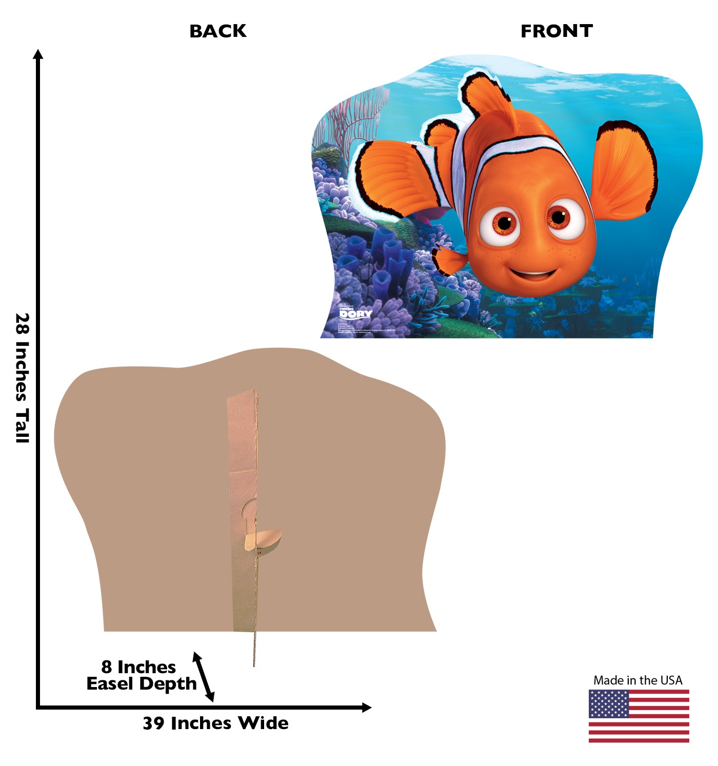 Life-size Nemo Finding Dory Cardboard Cutout - All Cutouts
