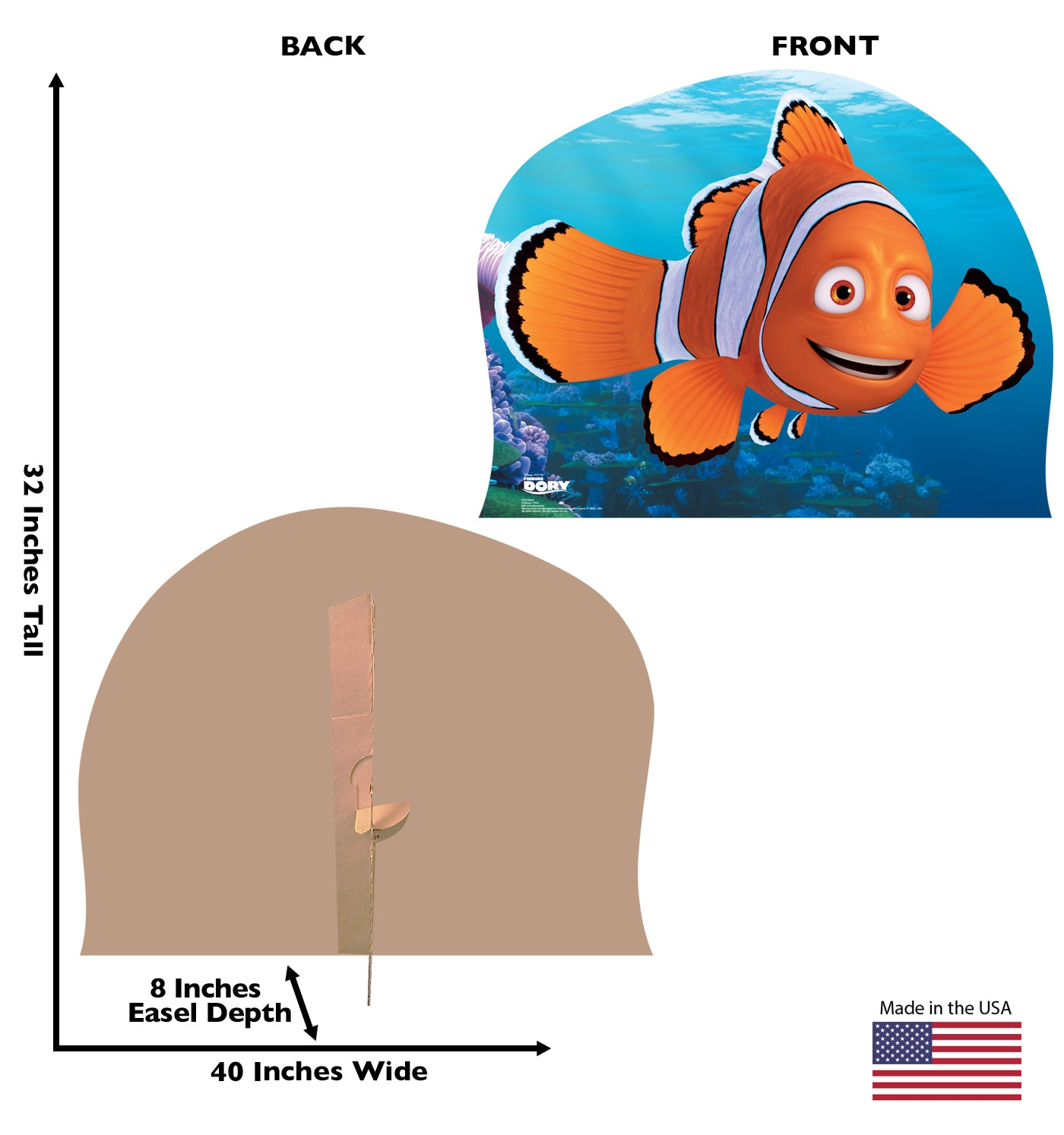 Life-size Marlin Finding Dory Cardboard Cutout - All Cutouts