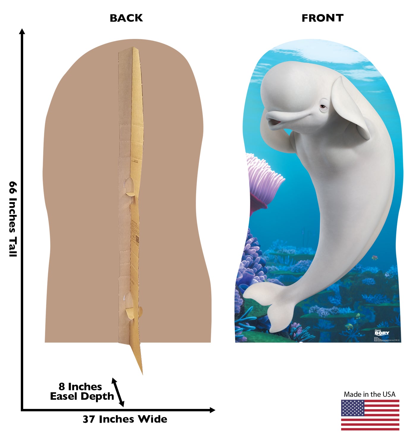Life-size Bailey Finding Dory Cardboard Cutout - All Cutouts