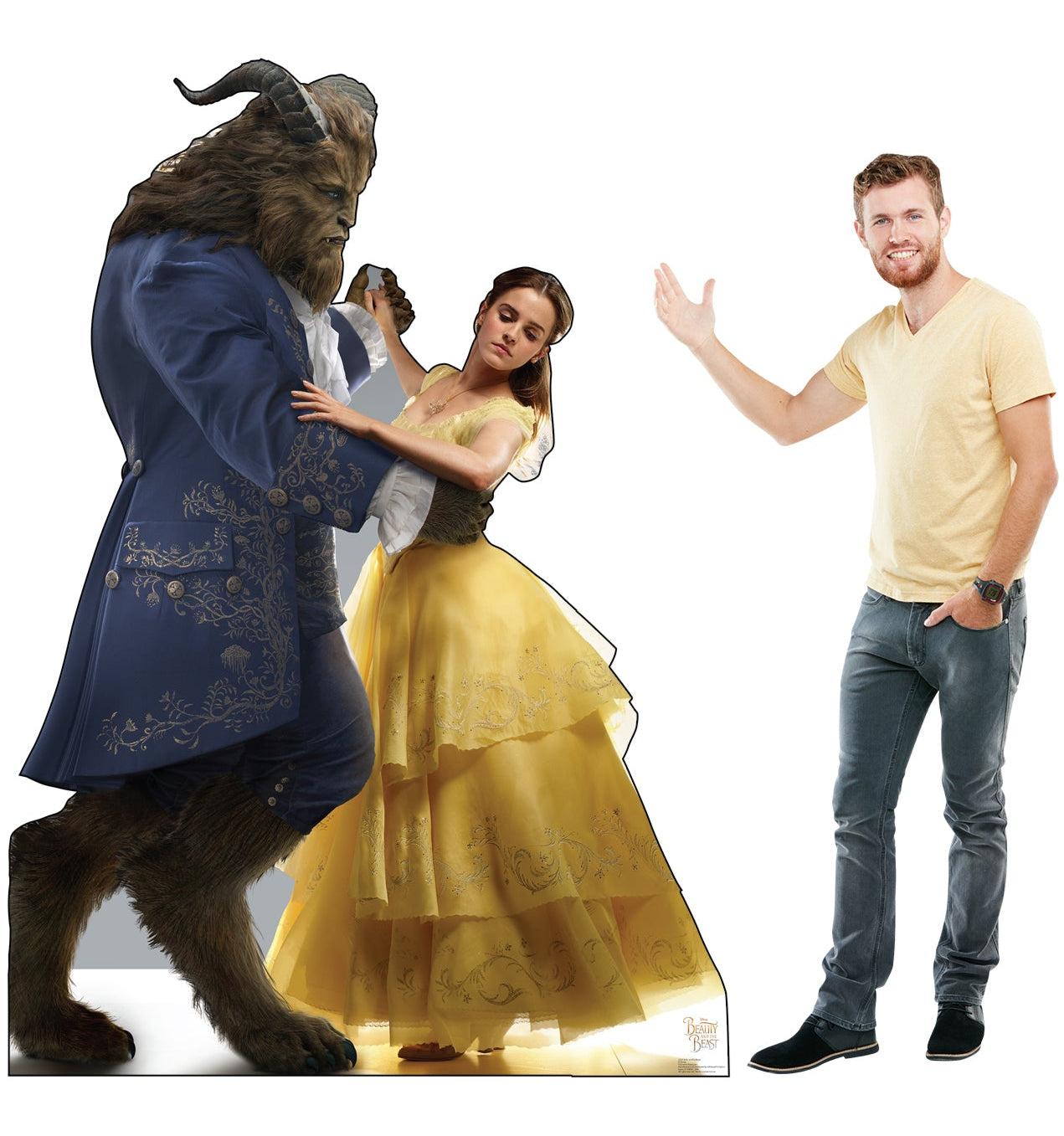 Life-size Belle and the Beast Cardboard Cutout - All Cutouts