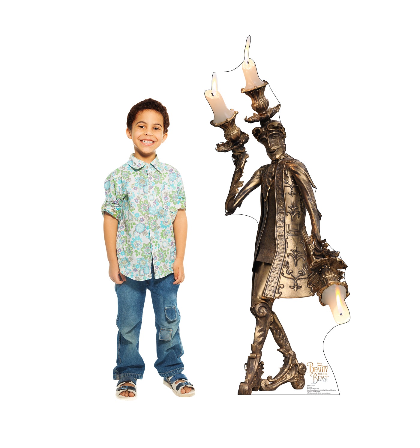 Life-size Lumiere Beauty and the Beast) Cardboard Cutout - All Cutouts