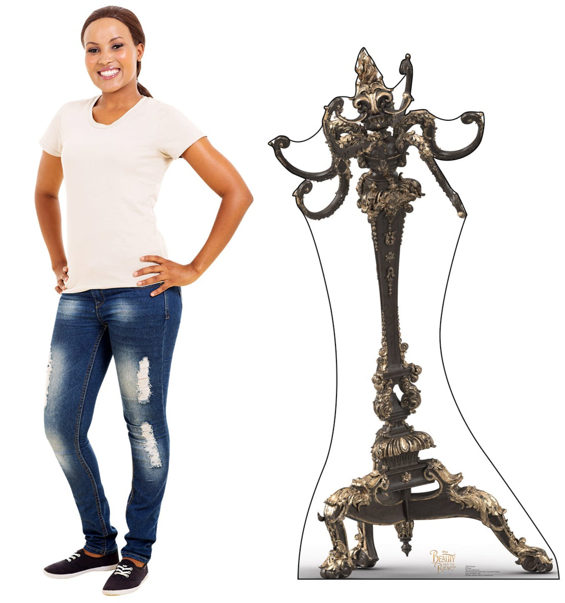 Life-size Chapeau Beauty and the Beast Cardboard Cutout - All Cutouts