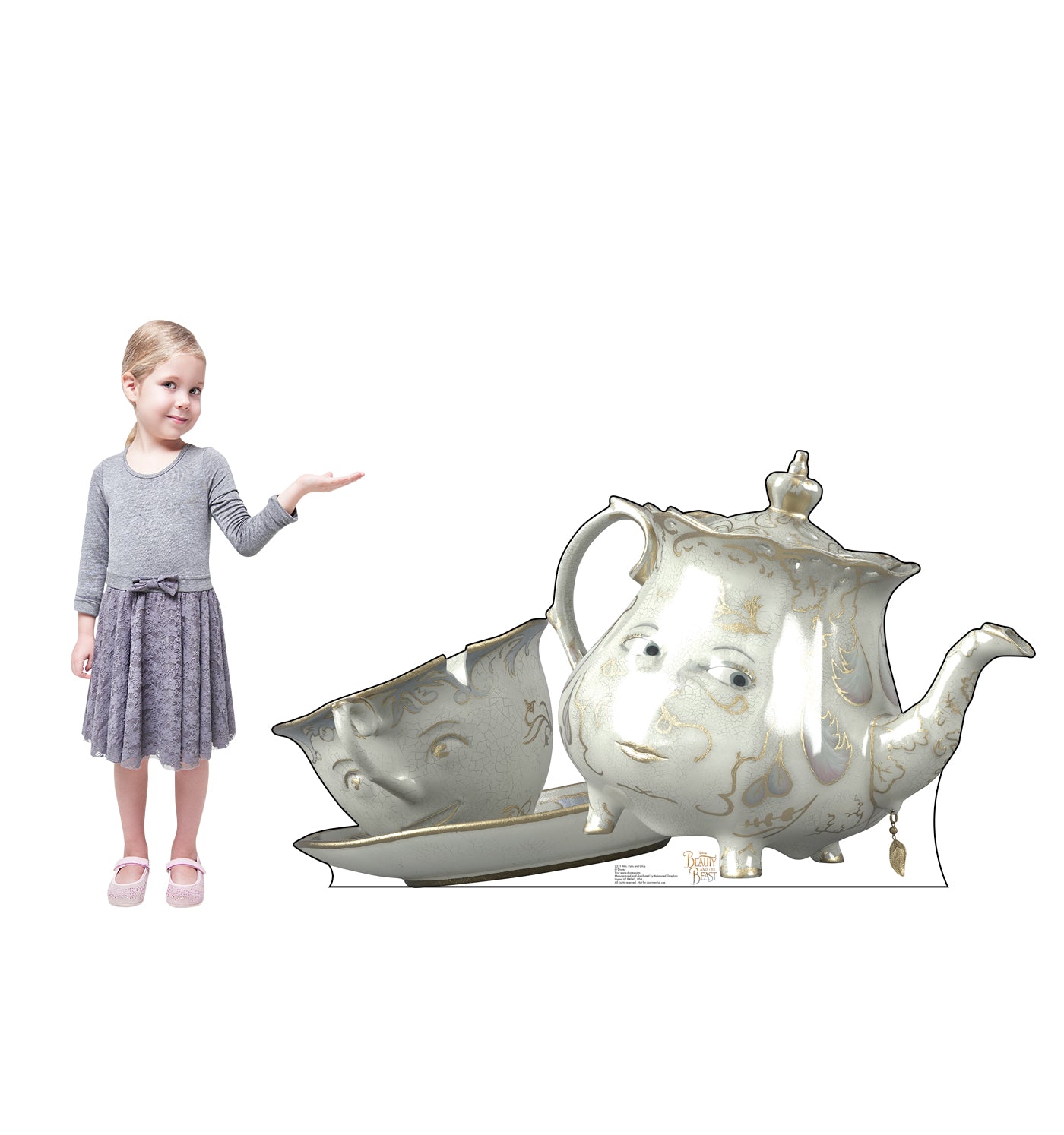 Life-size Mrs. Pots Beauty and the Beast Cardboard Cutout - All Cutouts