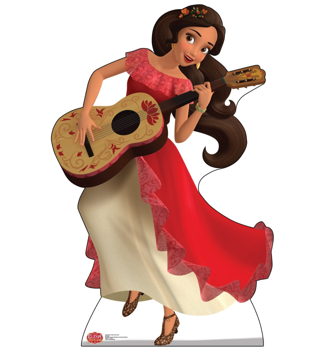 Life-size Elena with Guitar Cardboard Standup | Cardboard Cutout - All Cutouts