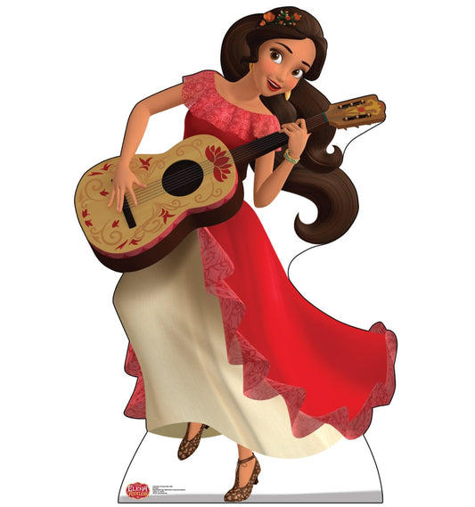 Life-size Elena with Guitar Cardboard Standup | Cardboard Cutout - All Cutouts
