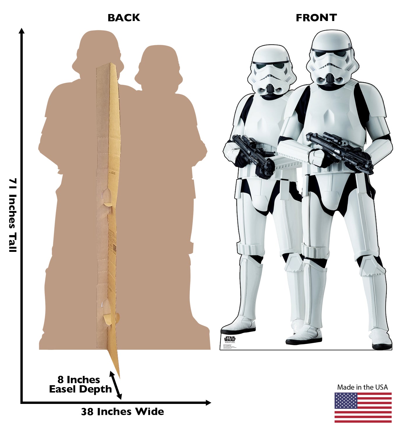 Life-size Stormtroopers Rogue One Cardboard Cutout - All Cutouts