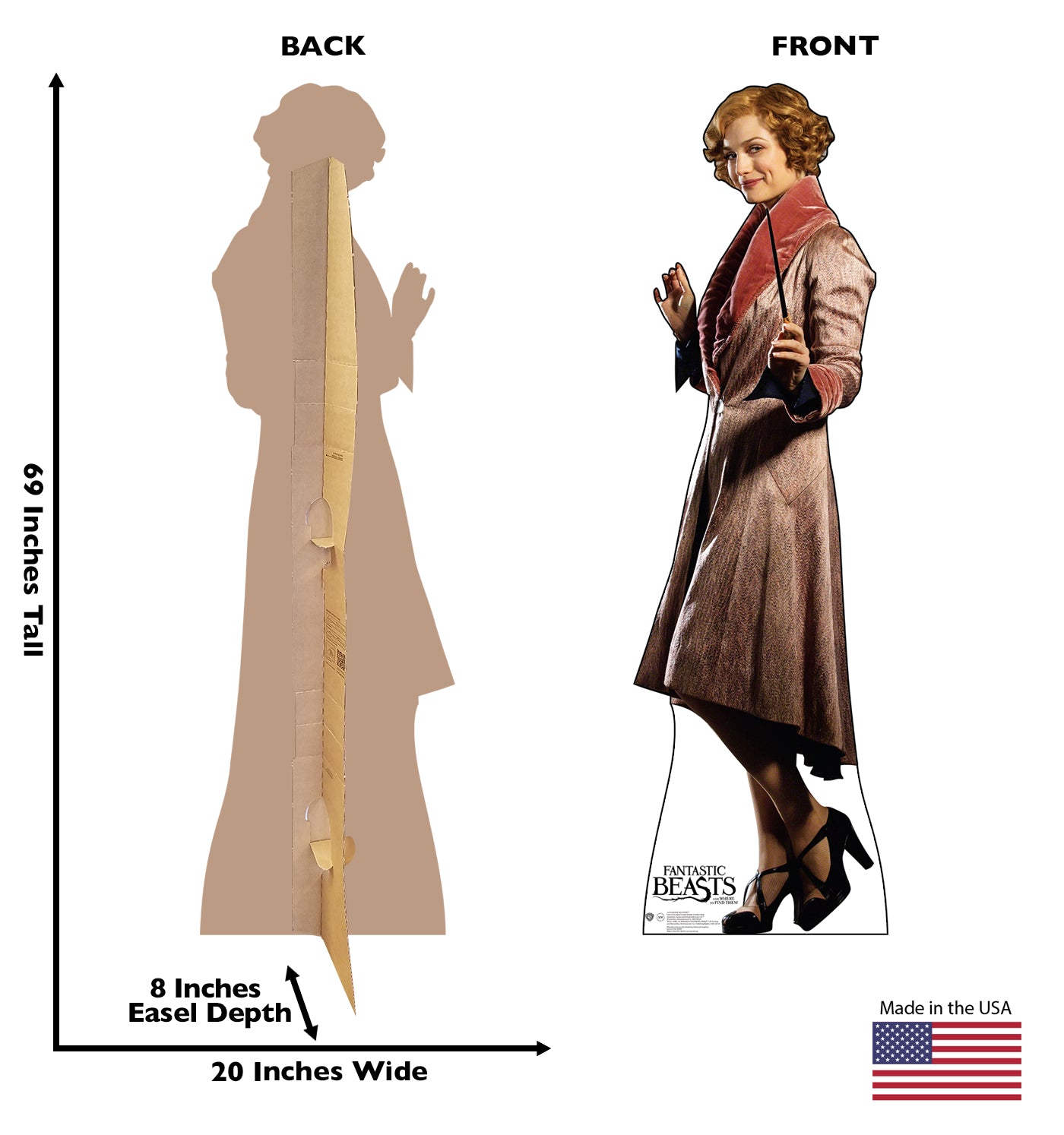 Life-size Queenie Goldstein Fantastic Beast Cardboard Cutout - All Cutouts