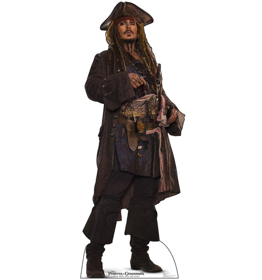 Life-size Jack Sparrow POTC 5 Cardboard Cutout - All Cutouts