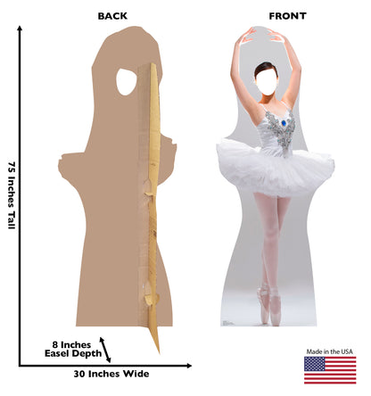 Life-size Ballerina Stand-in Cardboard Cutout - All Cutouts