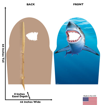 Life-size Shark Stand-In Cardboard Standup - All Cutouts