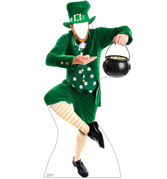 Life-size Leprechaun Stand-In Cardboard Standup - All Cutouts