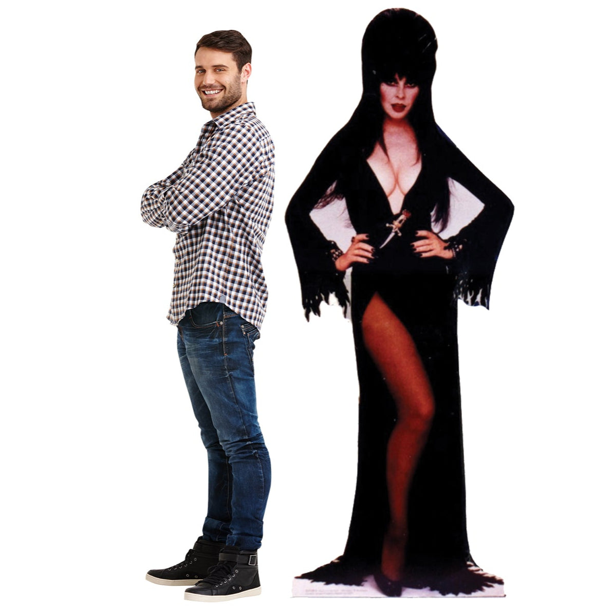 Life-size Elvira Cardboard Cutout Standee - All Cutouts