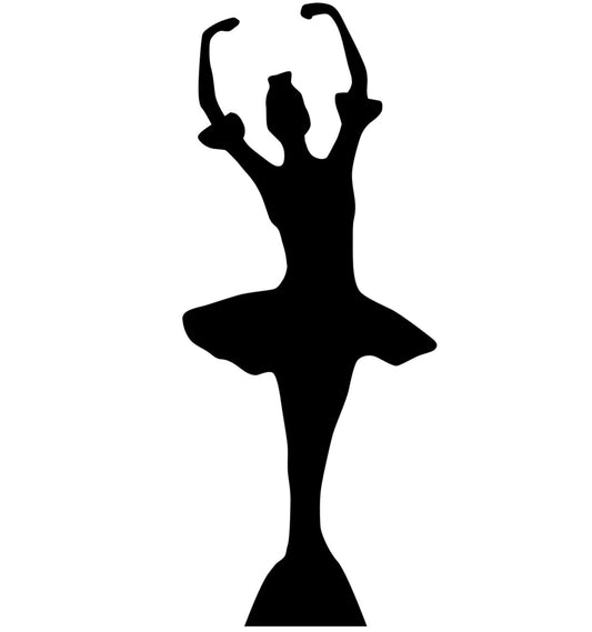 Life-size Ballerina Silhouette Cardboard Cutout - All Cutouts