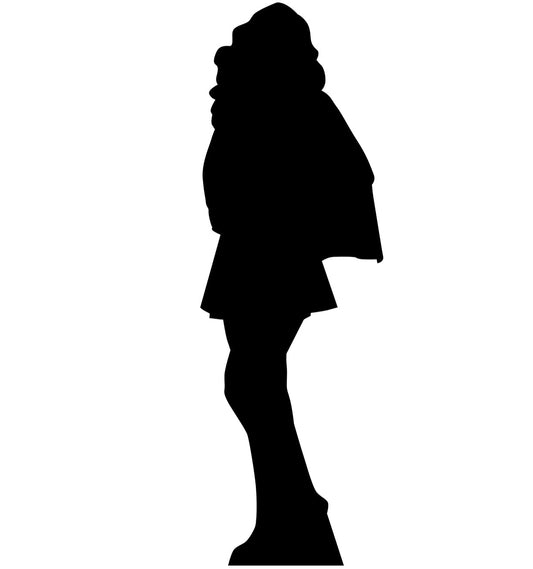 Life-size Superhero Girl Silhouette Cardboard Cutout - All Cutouts