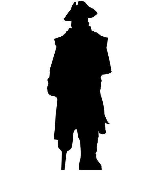 Life-size Pirate Silhouette Cardboard Cutout - All Cutouts