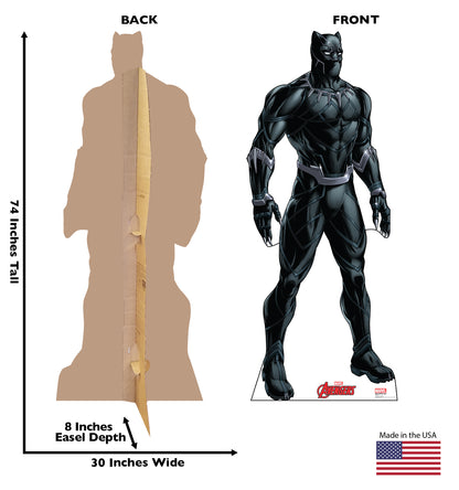 Life-size Black Panther Avengers Cardboard Cutout - All Cutouts