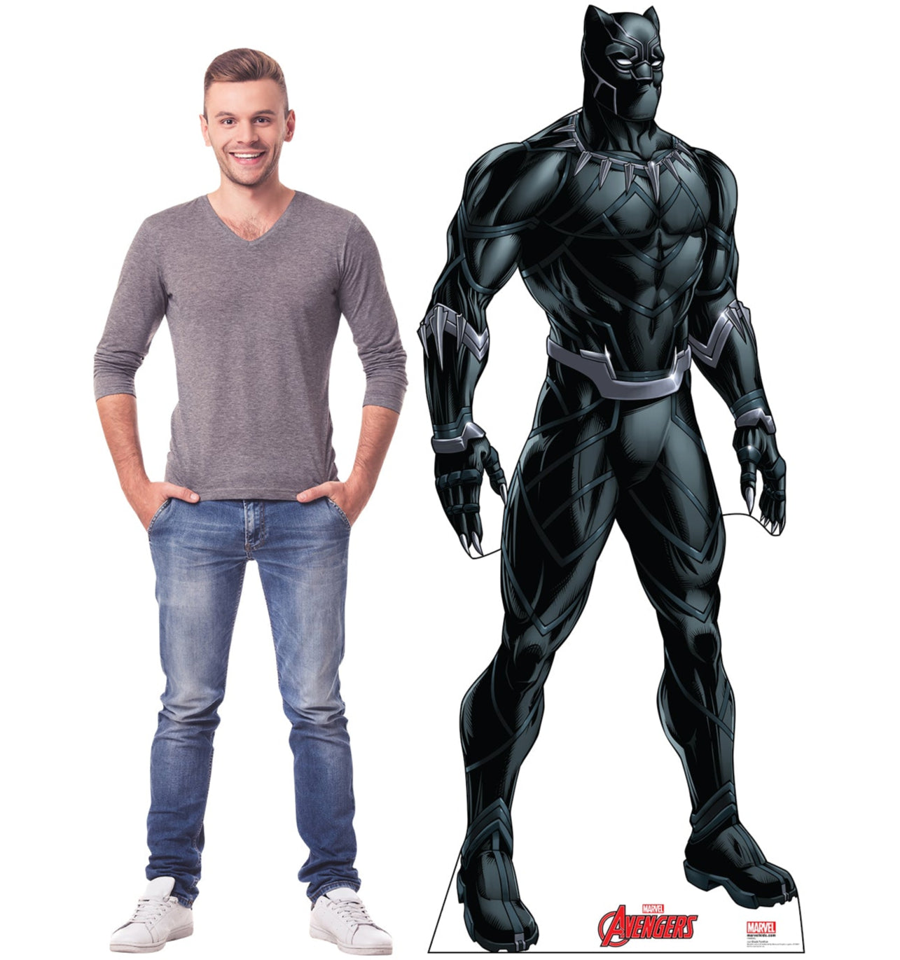 Life-size Black Panther Avengers Cardboard Cutout - All Cutouts
