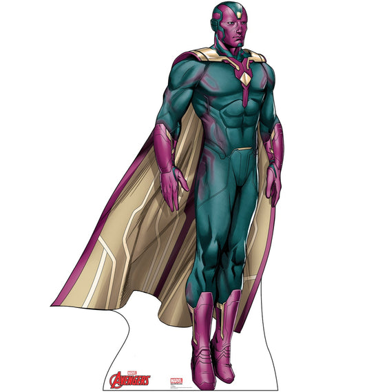 Life-size Vision Avengers Cardboard Standup - All Cutouts