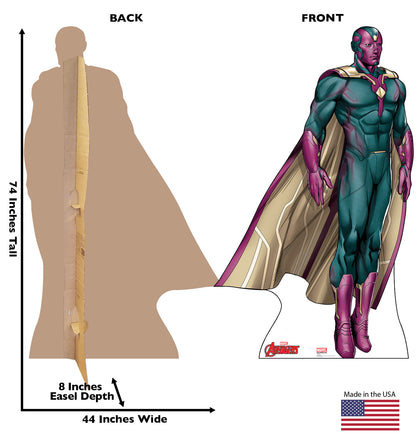 Life-size Vision Avengers Cardboard Standup - All Cutouts