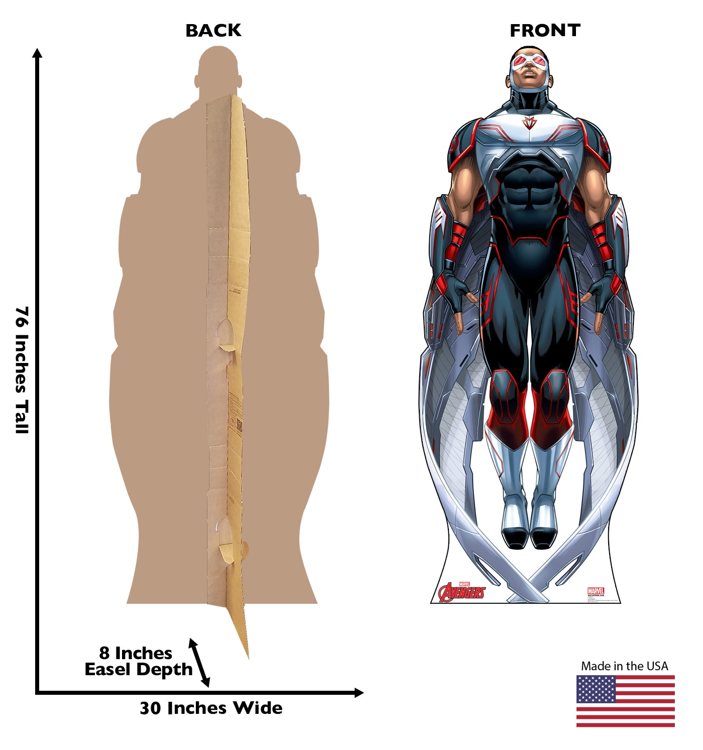 Life-size Falcon Avengers Cardboard Cutout - All Cutouts