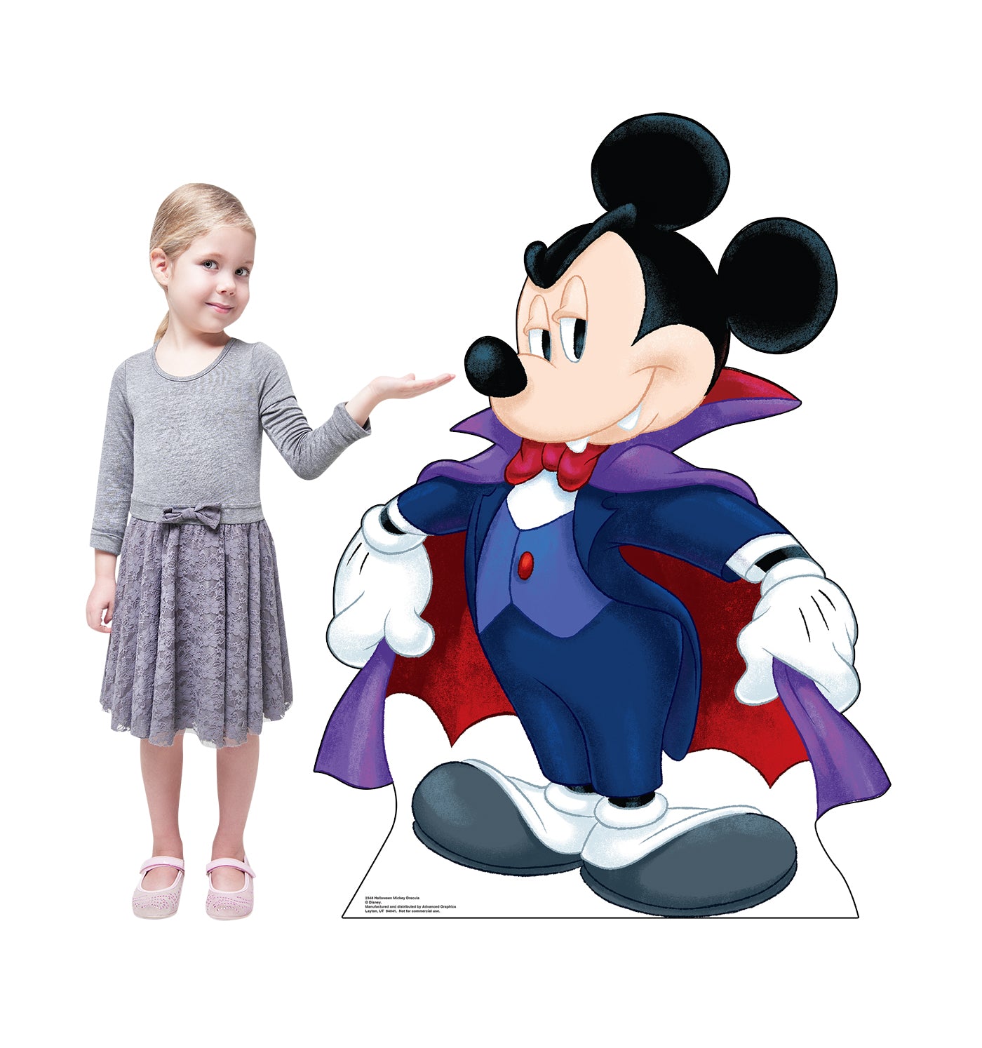 Life-size Halloween Mickey Dracula Cardboard Cutout - All Cutouts