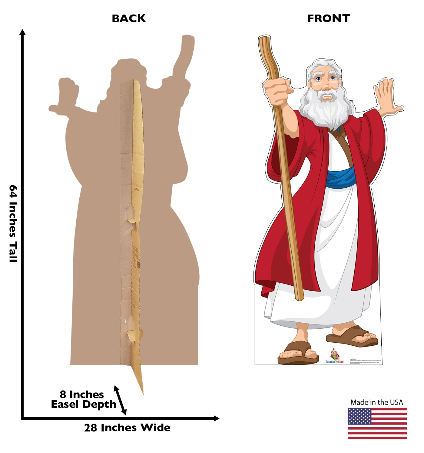 Life-size Moses Cardboard Cutout - All Cutouts