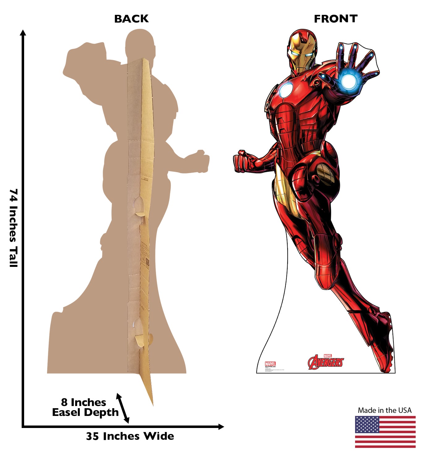 Life-size Iron Man Cardboard Cutout - All Cutouts