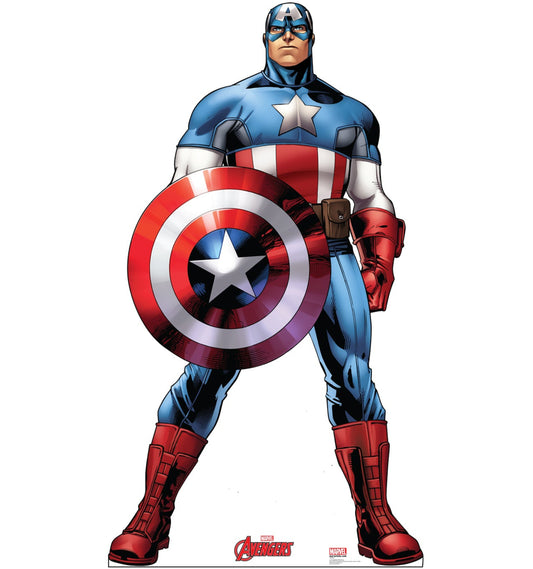 Life-size Captain America Cardboard Cutout - All Cutouts