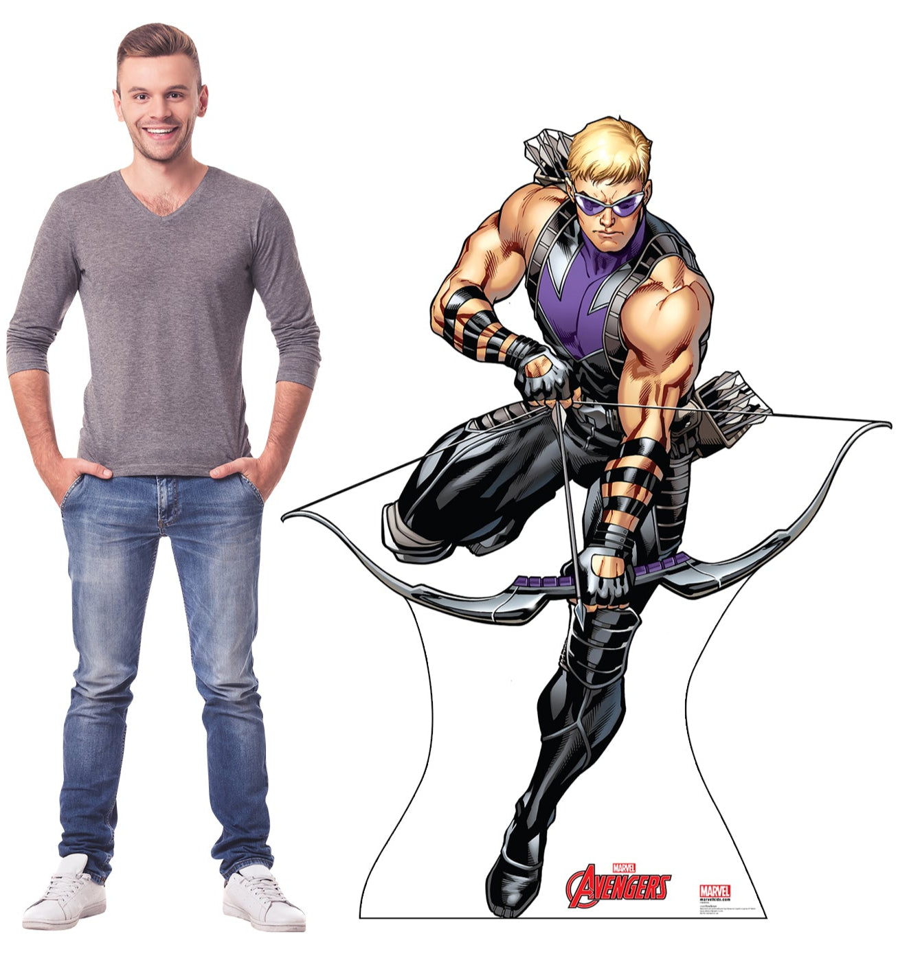 Life-size Hawkeye Cardboard Standup - All Cutouts