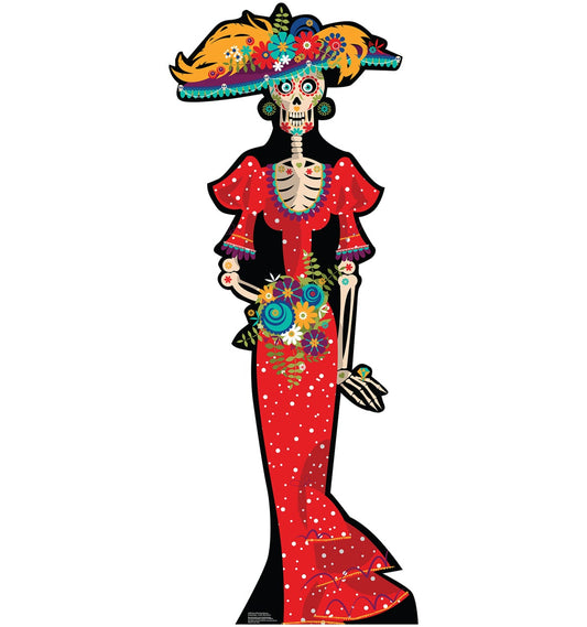 Life-size Day of the Dead Women Cardboard Cutout - All Cutouts