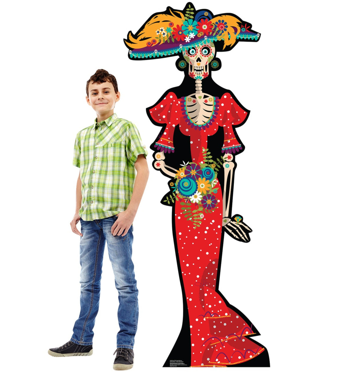 Life-size Day of the Dead Women Cardboard Cutout - All Cutouts