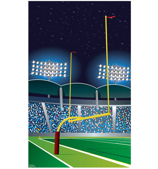 Life-Size Football Goal Post Cardboard Standup - All Cutouts