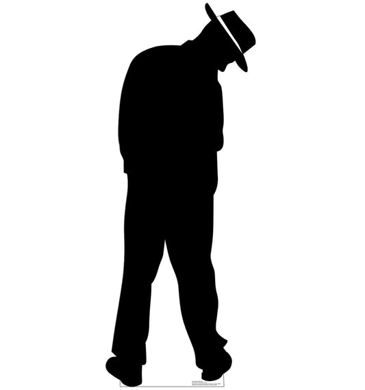 Life-Size Gangster Silhouette Cardboard Cutout - All Cutouts