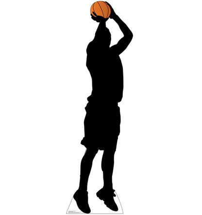 Life-Size Basketball Player Silhouette Cardboard Cutout - All Cutouts