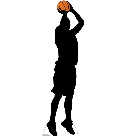 Life-Size Basketball Player Silhouette Cardboard Cutout - All Cutouts