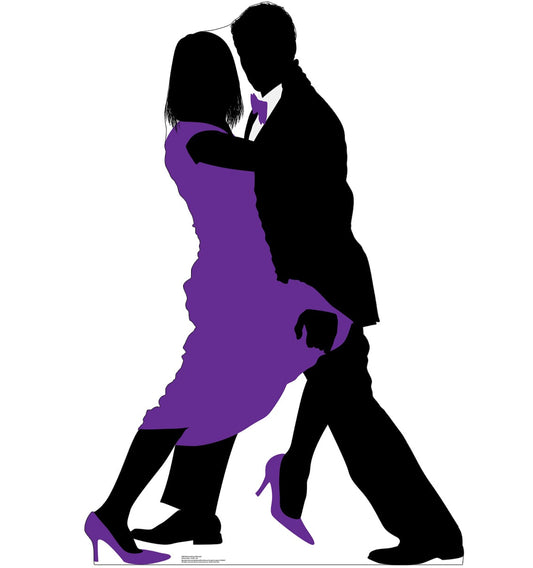 Life-Size Ballroom Dancers Silhouette Cardboard Cutout - All Cutouts