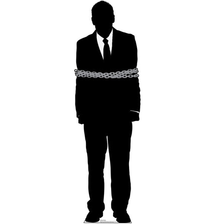 Life-Size Prisoner Silhouette Cardboard Cutout - All Cutouts