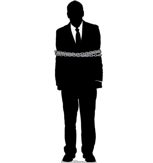 Life-Size Prisoner Silhouette Cardboard Cutout - All Cutouts