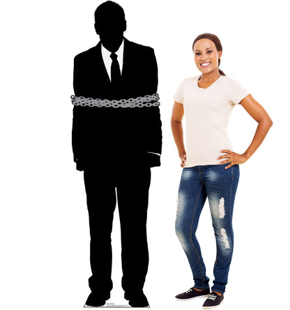 Life-Size Prisoner Silhouette Cardboard Cutout - All Cutouts