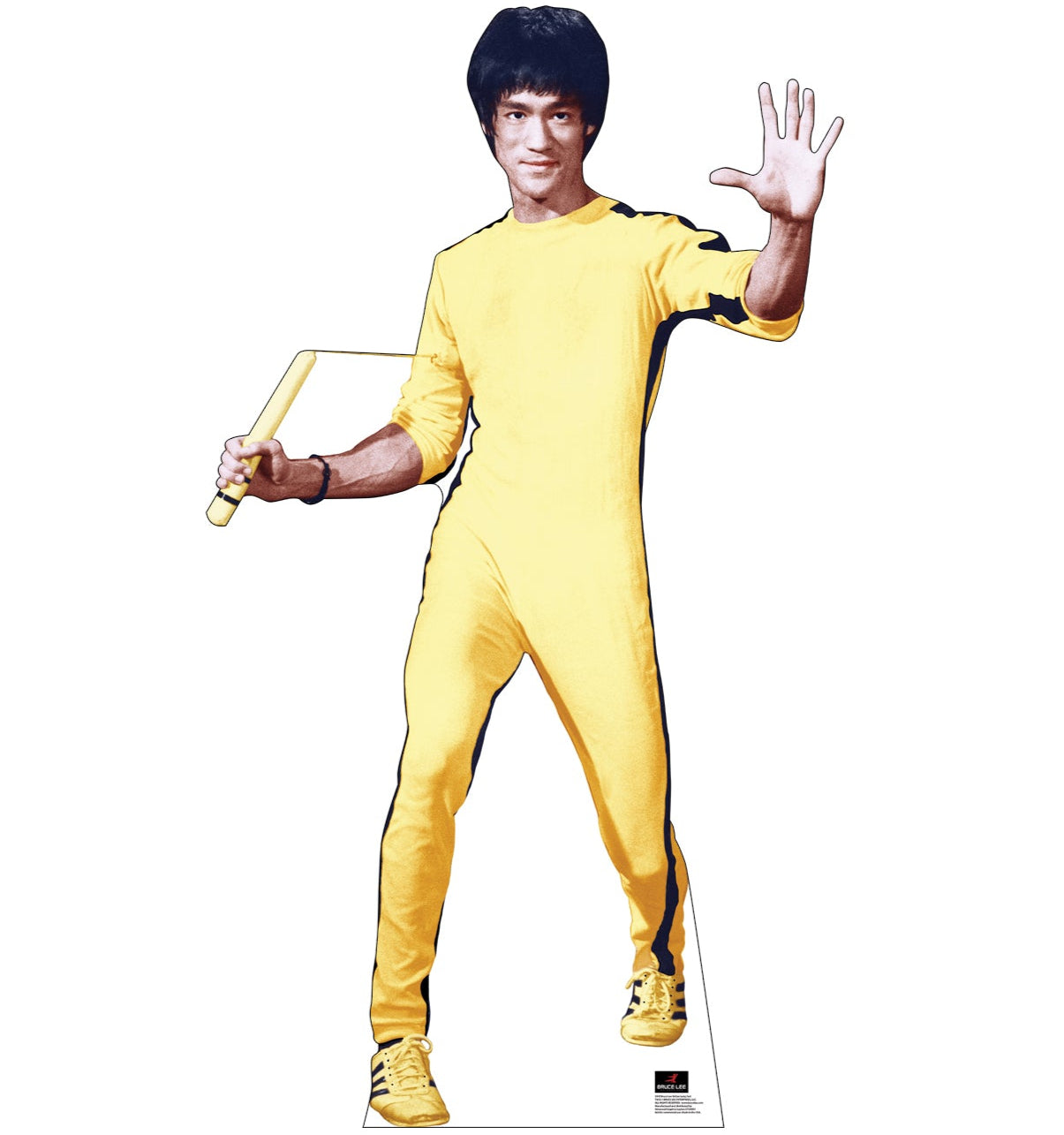 Life-Size Bruce Lee Yellow Jumpsuit Cardboard Cutout - All Cutouts