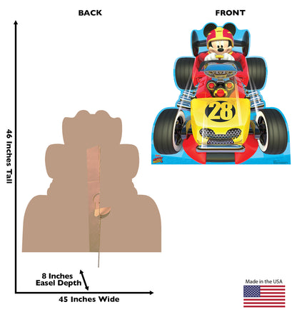 Life-Size Mickey Roadster (Disney's Roadster Racers) Cardboard Standup - All Cutouts
