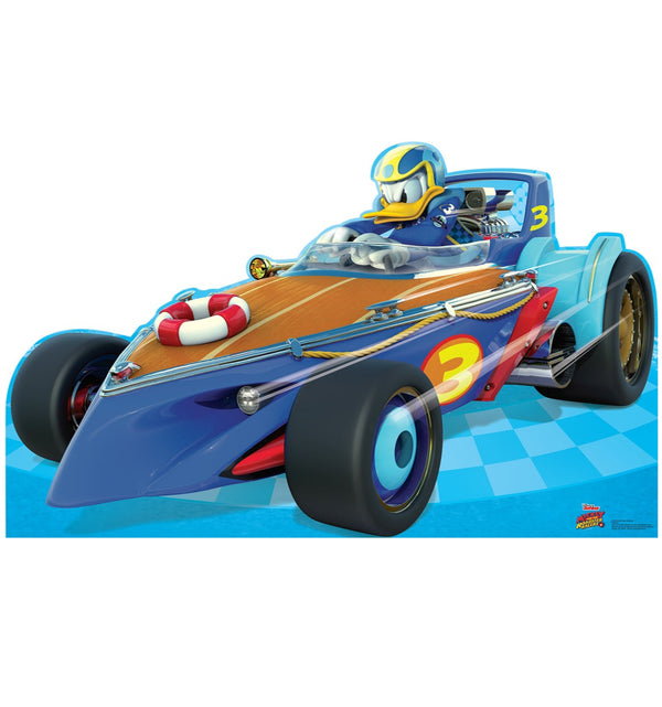 Life-Size Donald Duck Disney Roadster Racers Cardboard Cutout