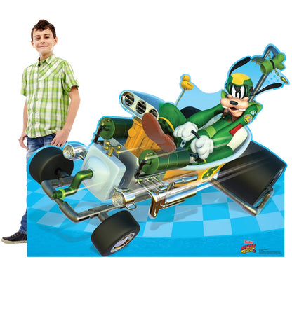 Life-Size Goofy Roadster Disney's Racers Cardboard Cutout - All Cutouts